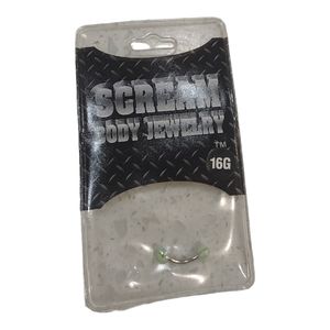 XScream Body Eyebrow Jewelry Men Or Women's Size (16G)